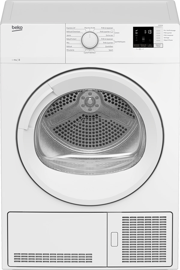 SECHE LINGE FRONTAL A CONDENSATION CONNECTE 10KG BEKO