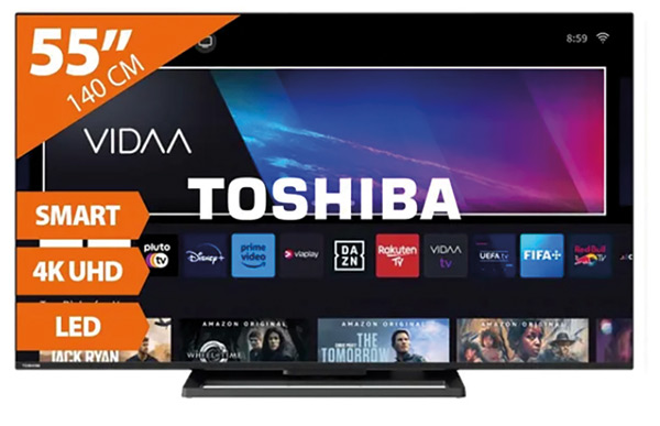 DLED SMART TV 139cm TOSHIBA